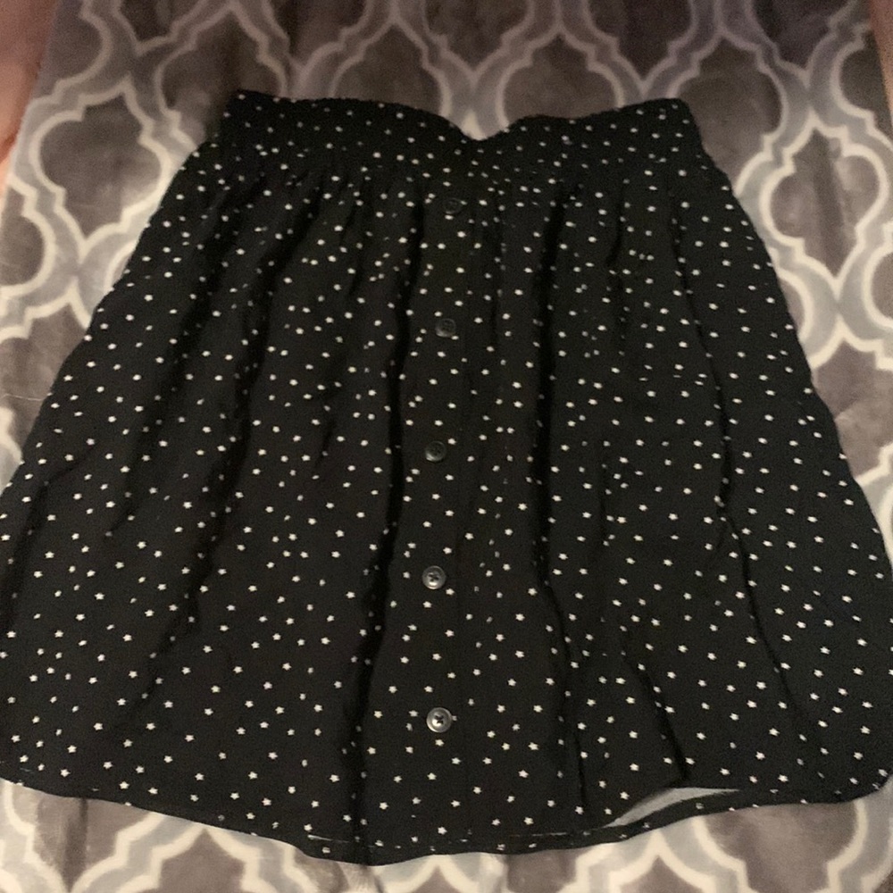 Black and with star skirt